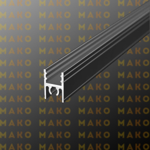 Профиль горизонтальный верхний MS210 Графит (A19)